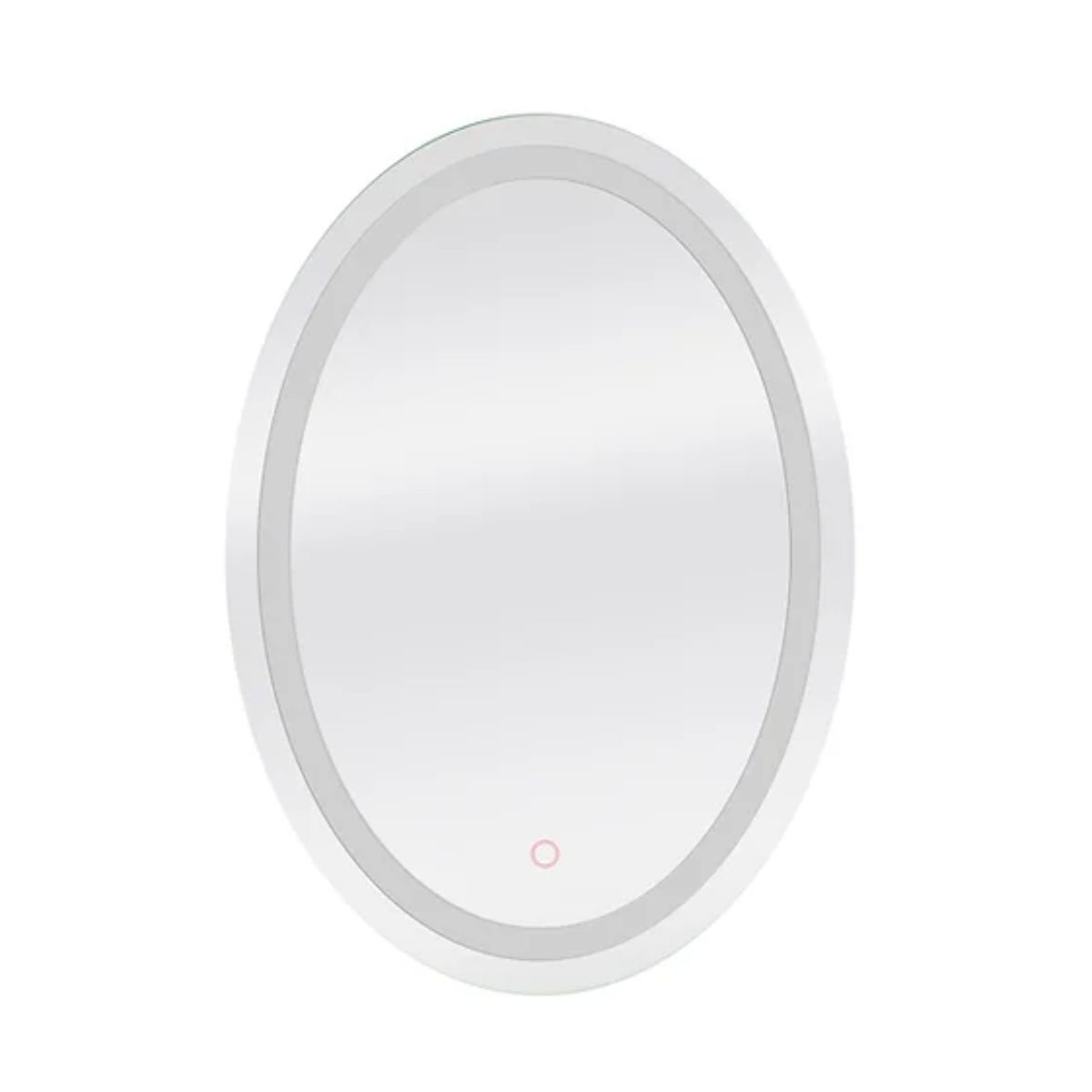 Edison 30 in. x 42 in. Oval LED Wall Mirror with Touch On/Off Dimmer Function