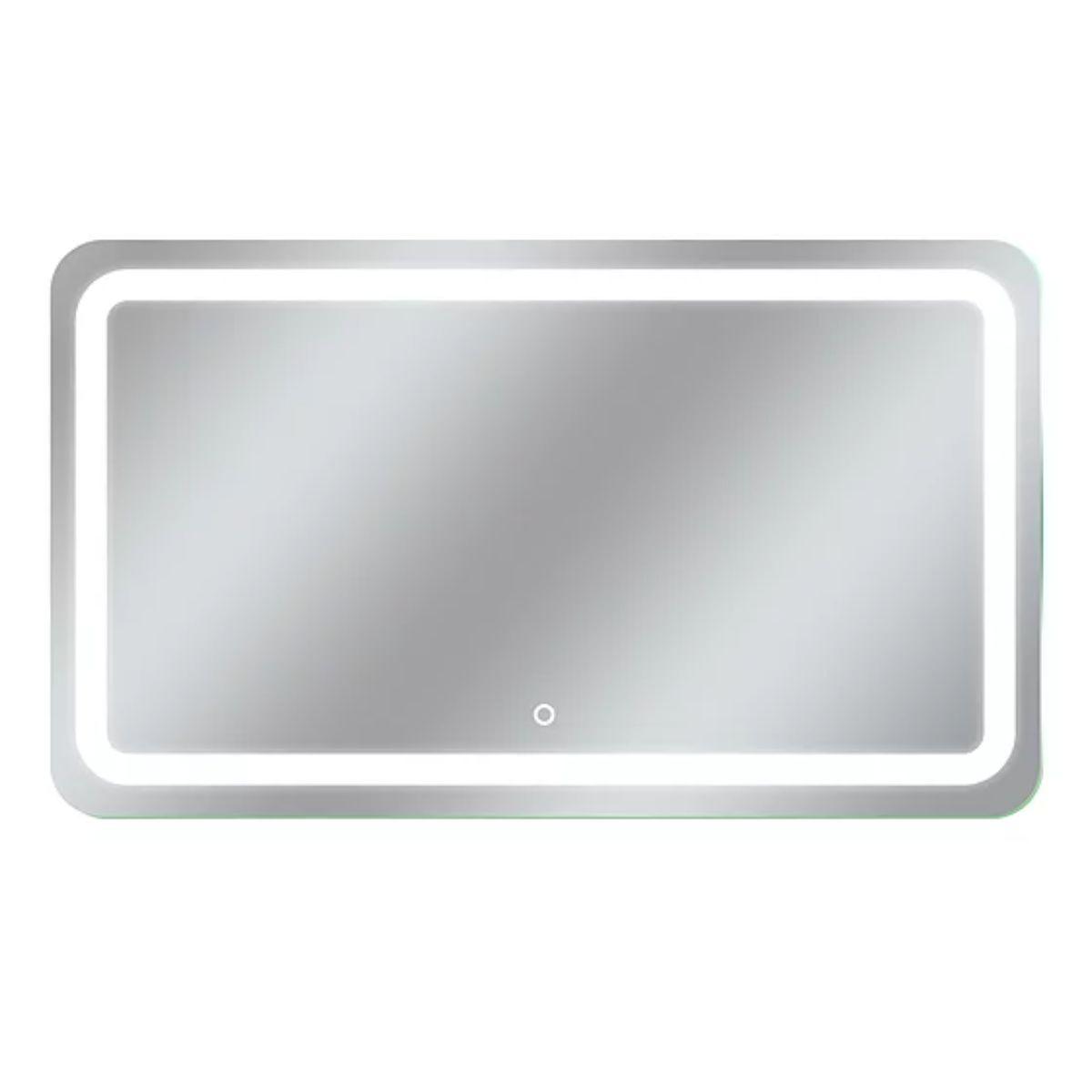 Egret 60 in. x 35 in. LED Wall Mirror with Touch On/Off Dimmer Function - Bees Lighting
