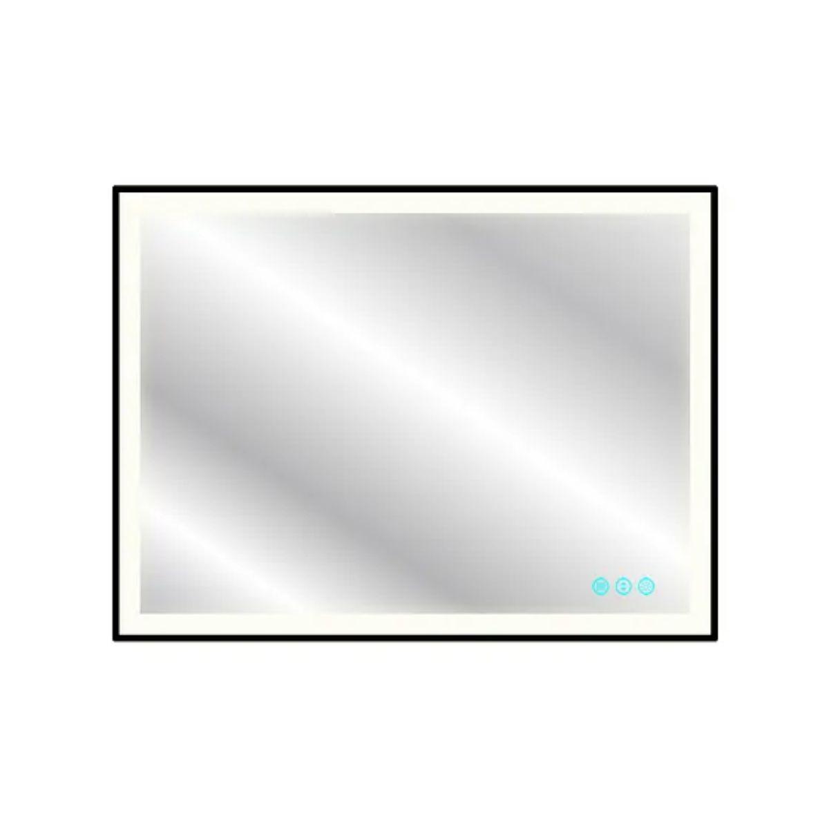 M21 Black Frame 48 In. X 36 In. LED Bathroom Vanity Mirror - Bees Lighting