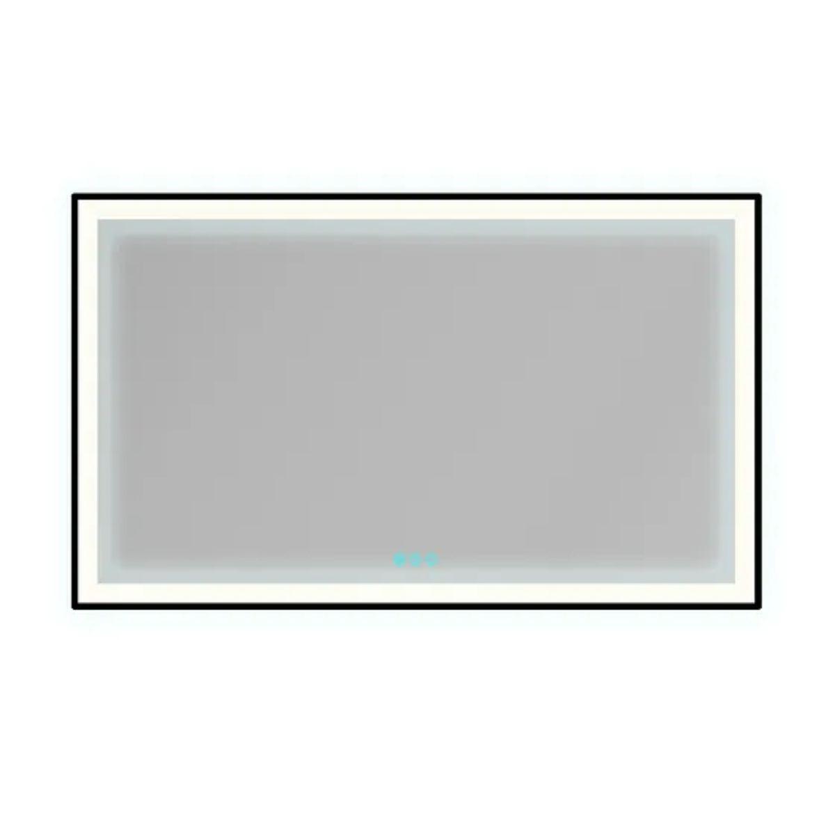 M21 Black Frame 60 In. X 36 In. LED Bathroom Vanity Mirror