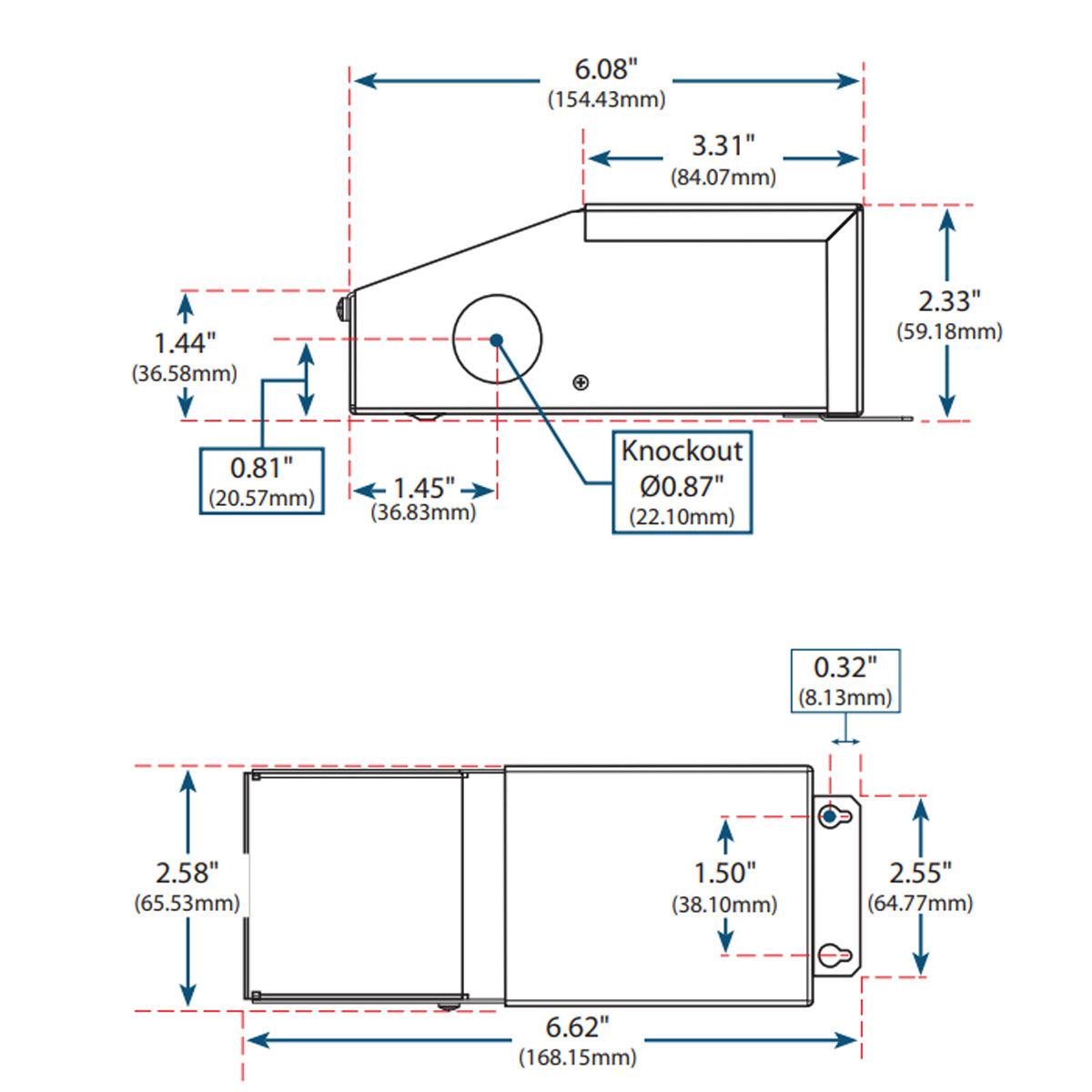 M-Series 96 Watts, 24VDC Magnetic LED Driver, MLV Triac Dimming, 120V Input - Bees Lighting