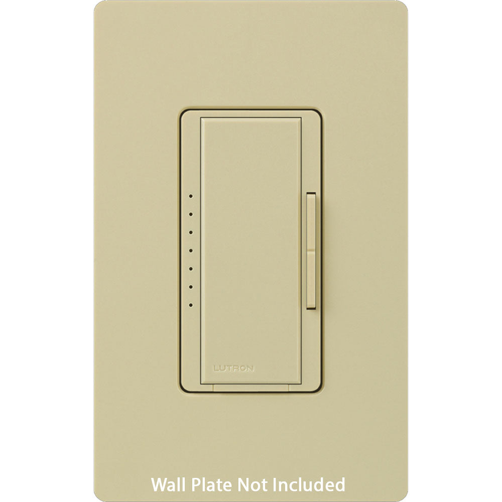 Maestro Digital Dimmer Switch, 600-Watt, Single-Pole or Multi-Location, Ivory - Bees Lighting