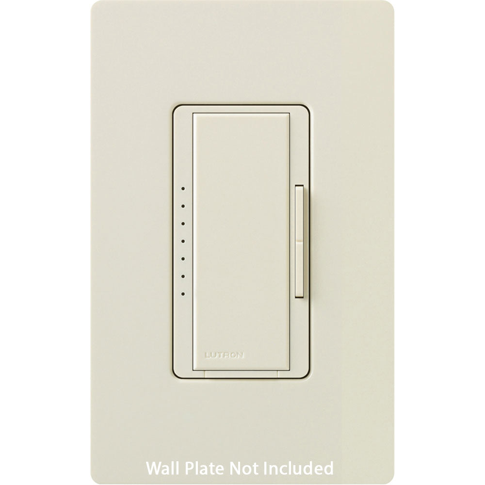 Maestro PRO LED+ Tap Dimmer Switch, 250W LED, 500W ELV, Single Pole or Multi-Location, Light Almond - Bees Lighting