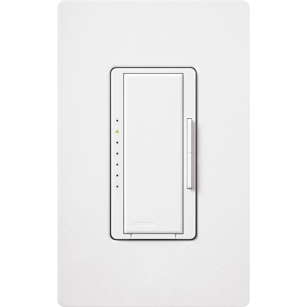 Maestro PRO LED+ Tap Dimmer Switch, 250W LED, 500W ELV, Single Pole or Multi-Location, White - Bees Lighting