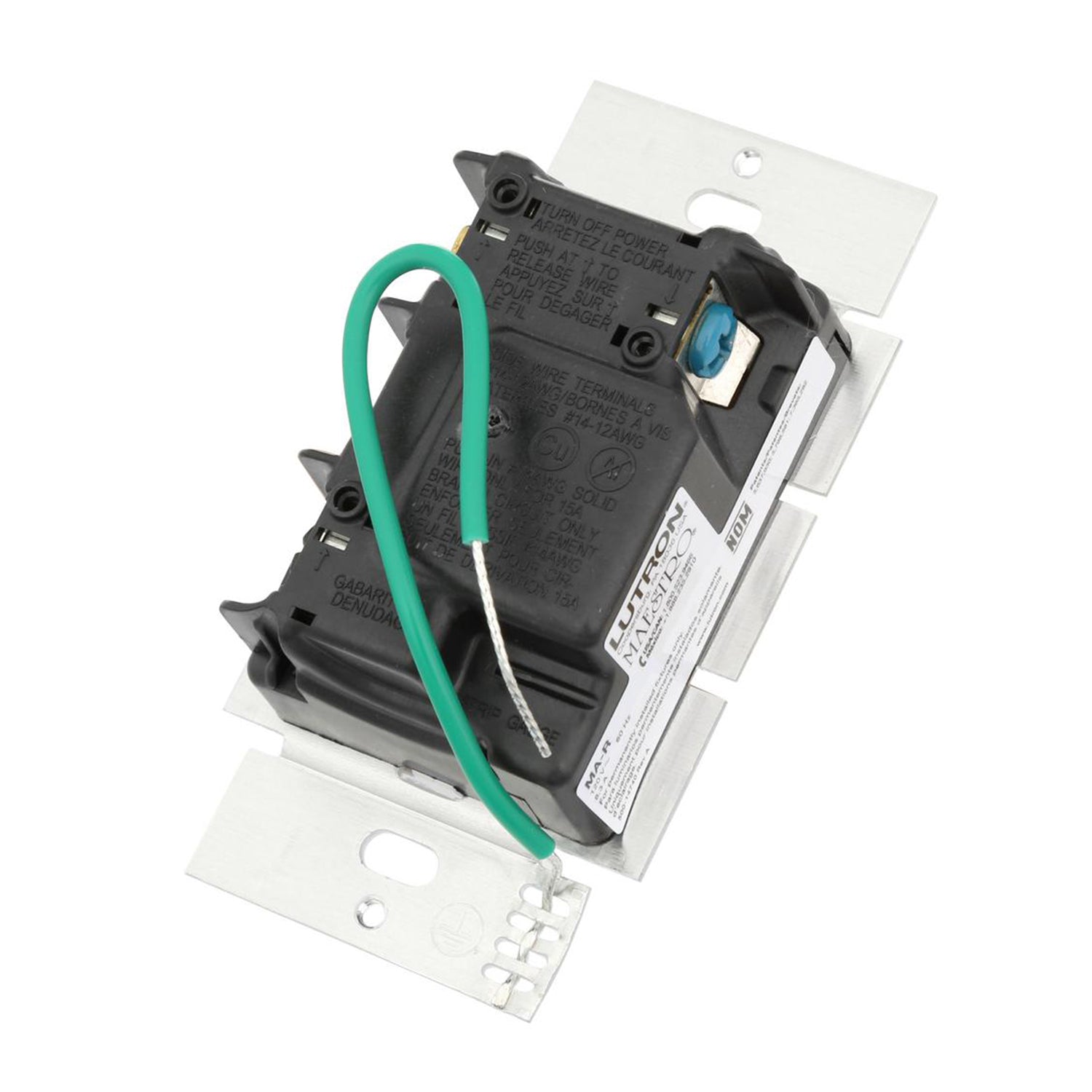 Lutron Maestro Companion Multi-Location Dimmer, Not for Standalone Use, Light Almond - Bees Lighting