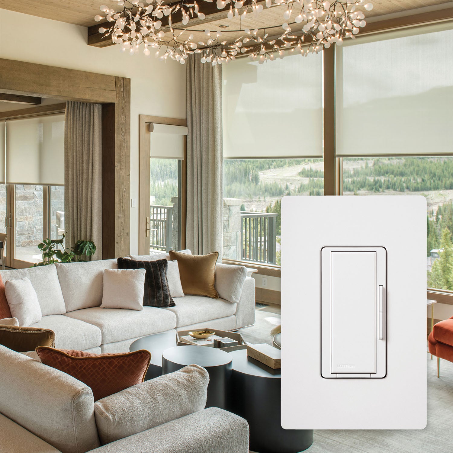 Lutron Maestro Companion Multi-Location Dimmer, Not for Standalone Use, Light Almond - Bees Lighting