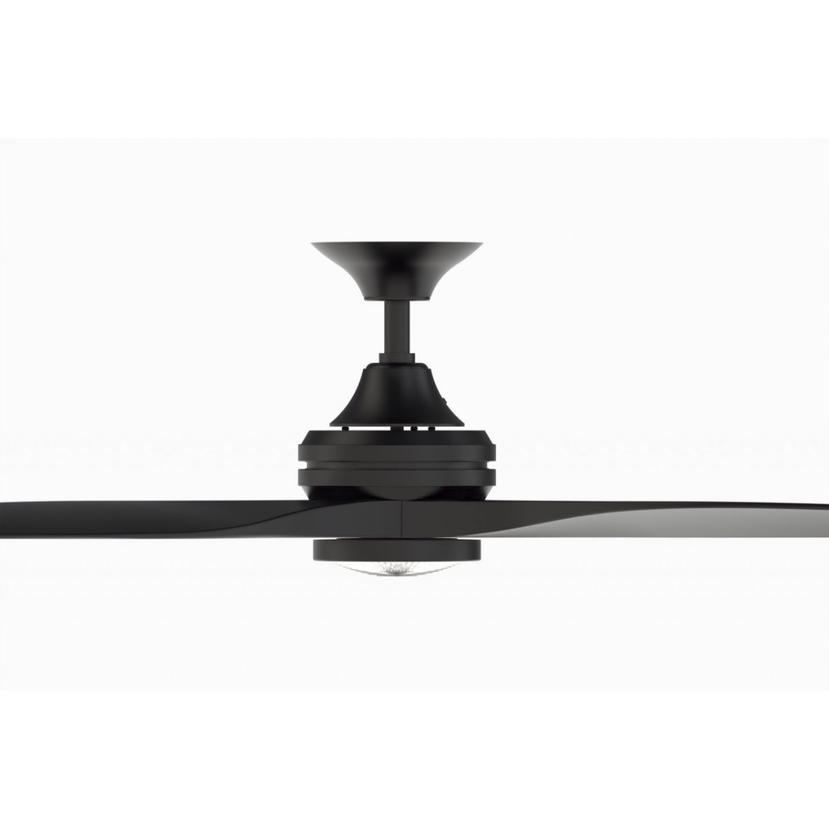 Spitfire Black 60 in. Ceiling Fan Motor, Blades Sold Separately - Bees Lighting