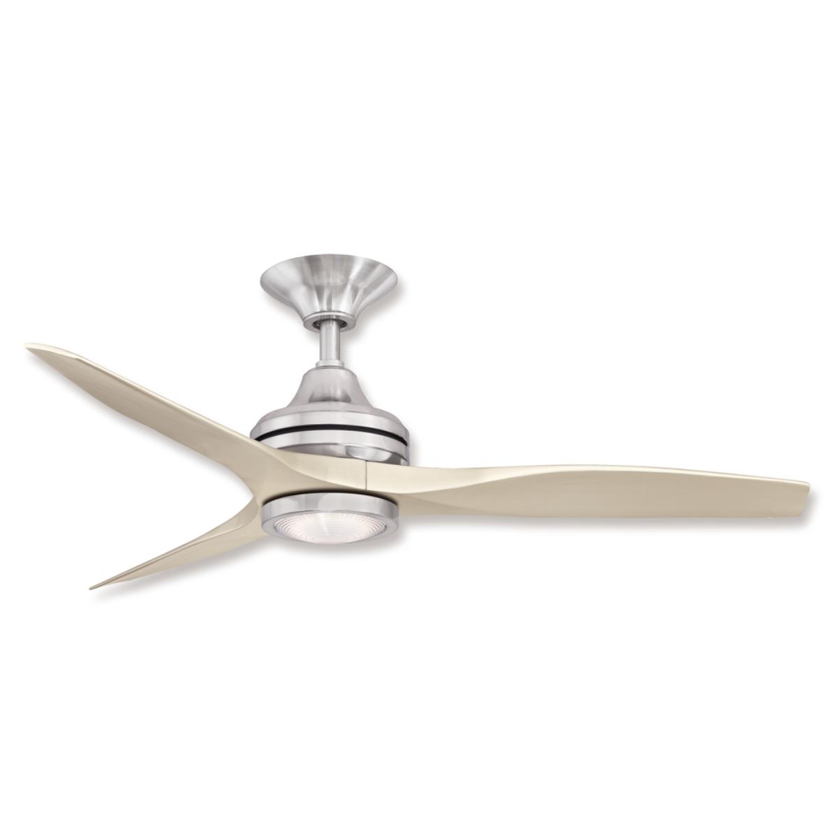 Spitfire Brushed Nickel 48 in. Ceiling Fan Motor, Blades Sold Separately - Bees Lighting