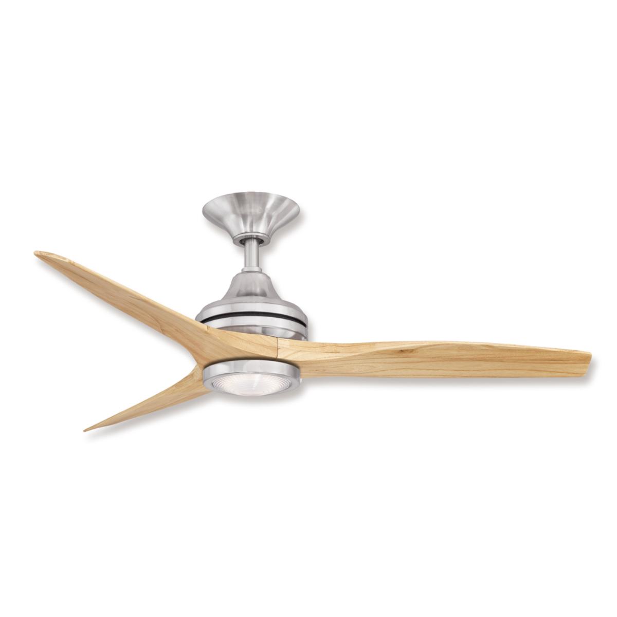 Spitfire Brushed Nickel 48 in. Ceiling Fan Motor, Blades Sold Separately - Bees Lighting