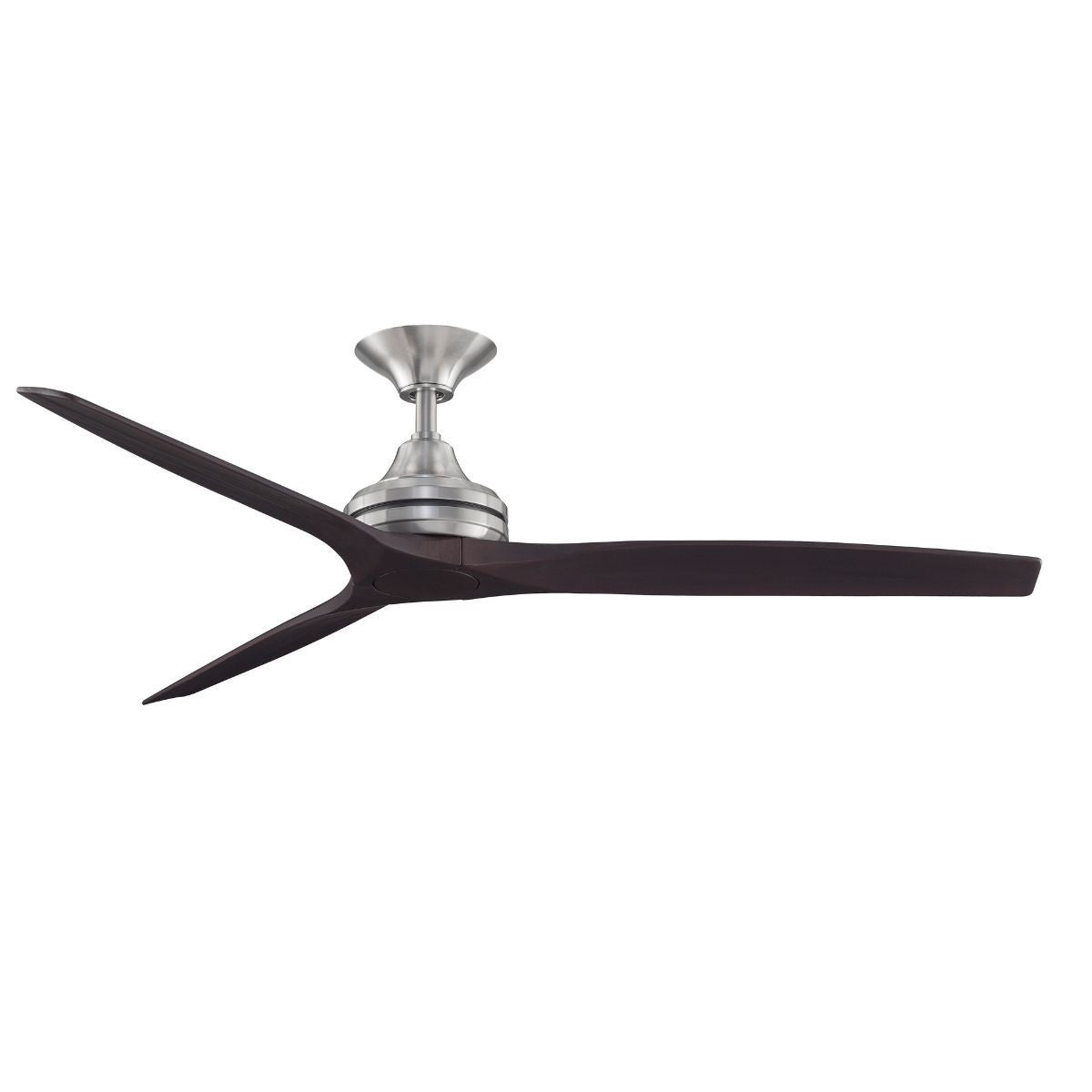 Spitfire Brushed Nickel 60 in. Ceiling Fan Motor, Blades Sold Separately - Bees Lighting