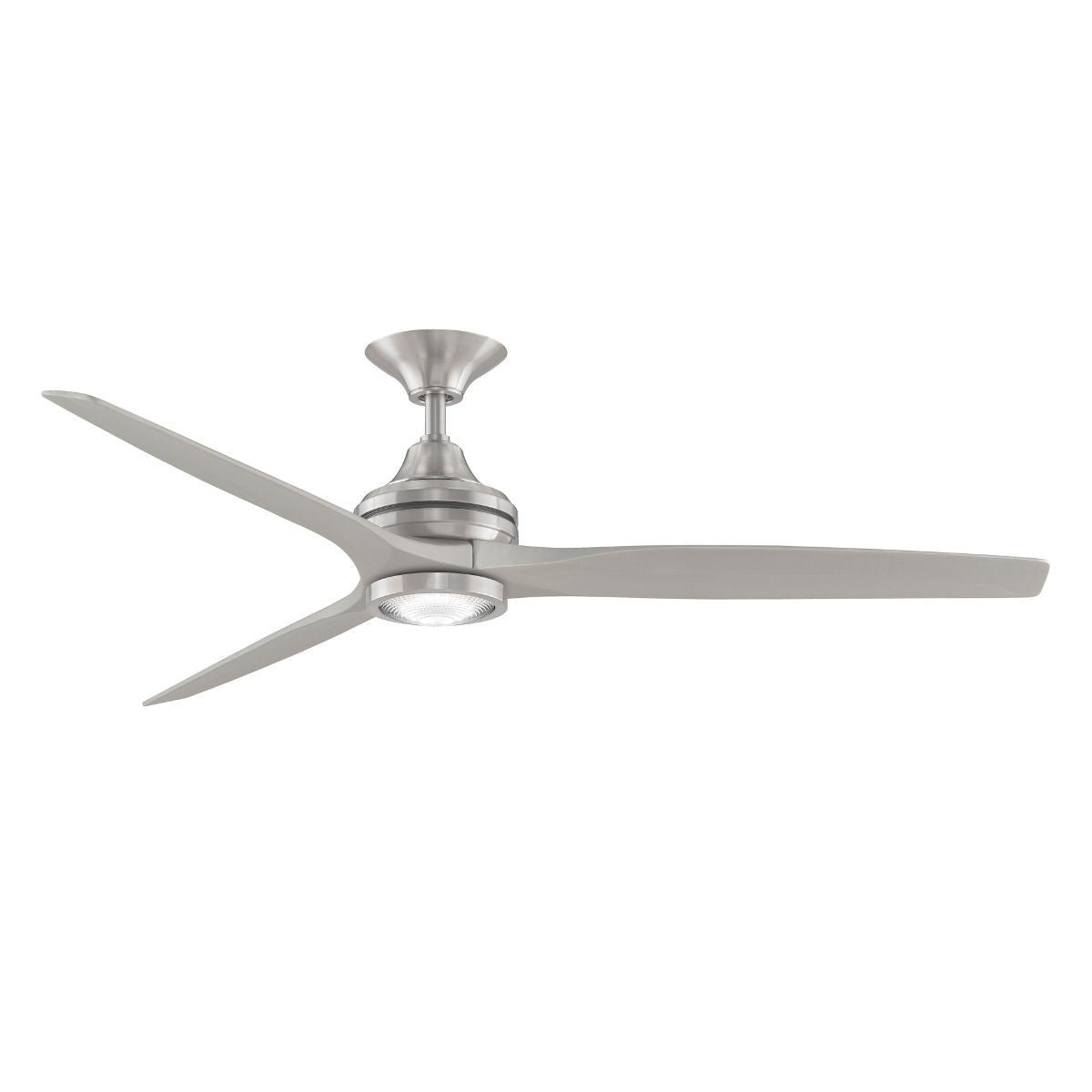 Spitfire Brushed Nickel 60 in. Ceiling Fan Motor, Blades Sold Separately - Bees Lighting