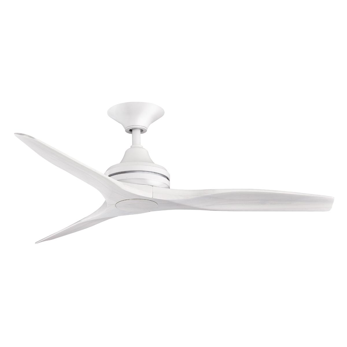 Spitfire Matte White 48 in. Ceiling Fan Motor, Blades Sold Separately - Bees Lighting