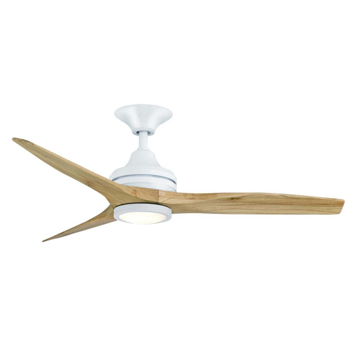 Spitfire Matte White 48 in. Ceiling Fan Motor, Blades Sold Separately - Bees Lighting