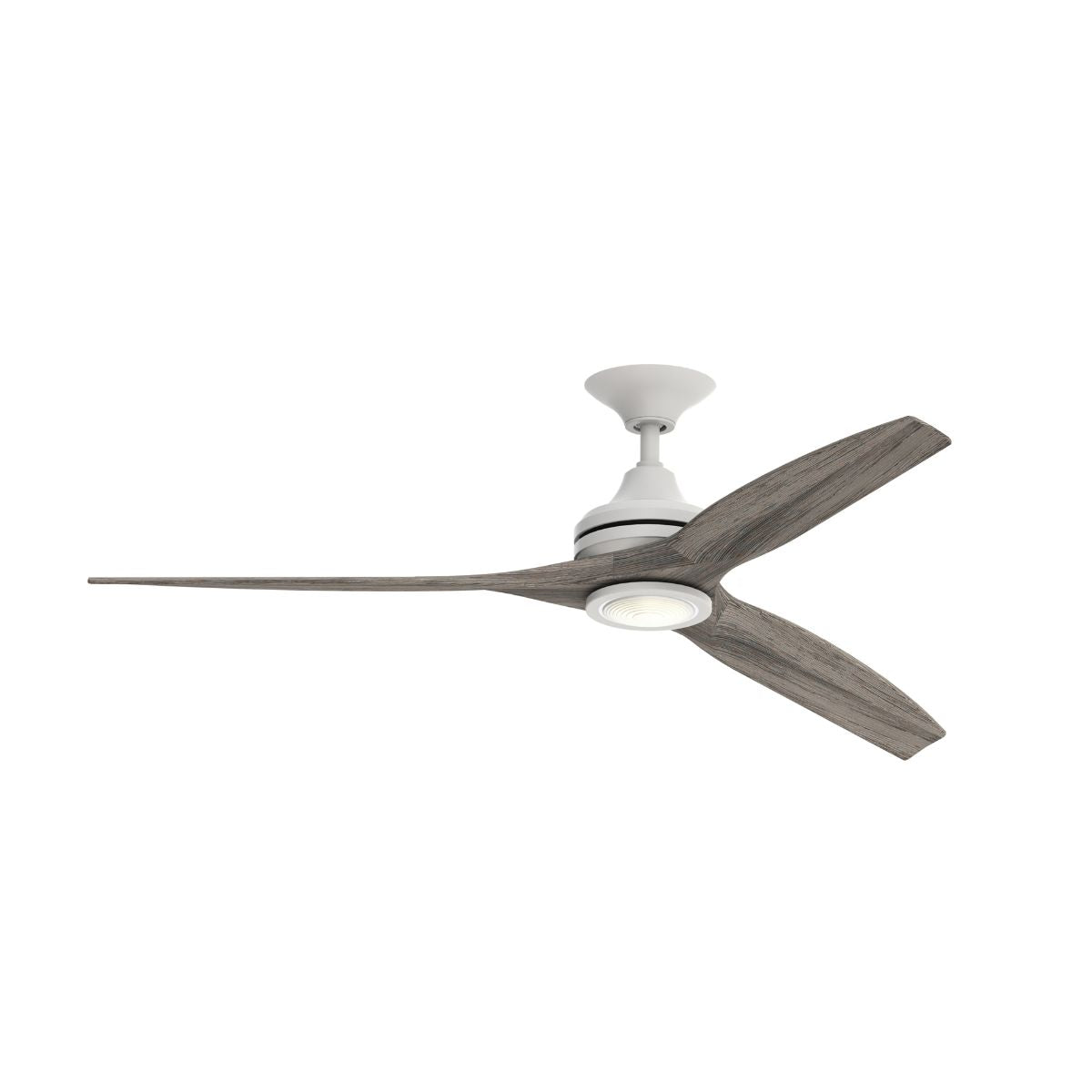 Spitfire Matte White 60 in. Ceiling Fan Motor, Blades Sold Separately - Bees Lighting