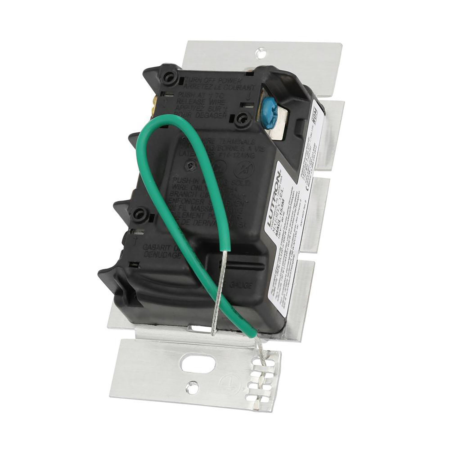 Maestro LED+ Dimmer Switch, 150-Watt, Single Pole or Multi-Location, White - Bees Lighting