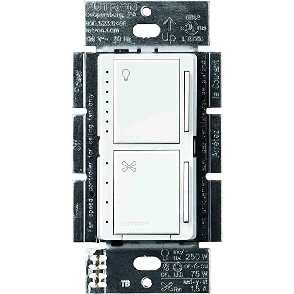 Lutron Maestro LED+ Fan/Light Control, Single Pole - Bees Lighting