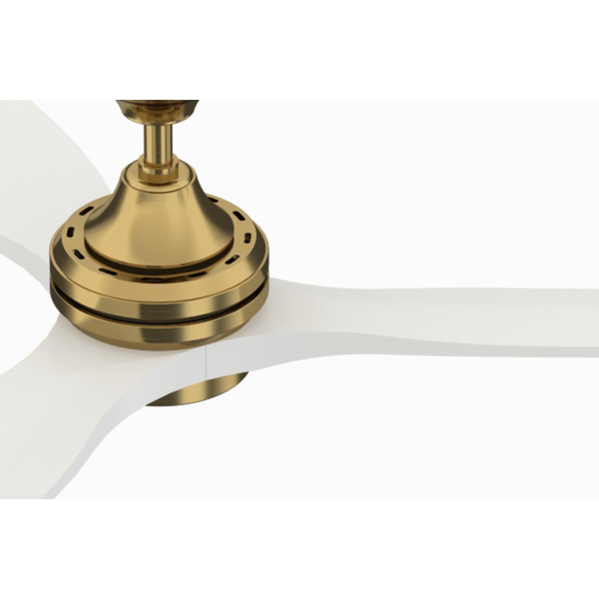 Spitfire DC Brushed Brass 96 in. Ceiling Fan Motor, Blades Sold Separately - Bees Lighting