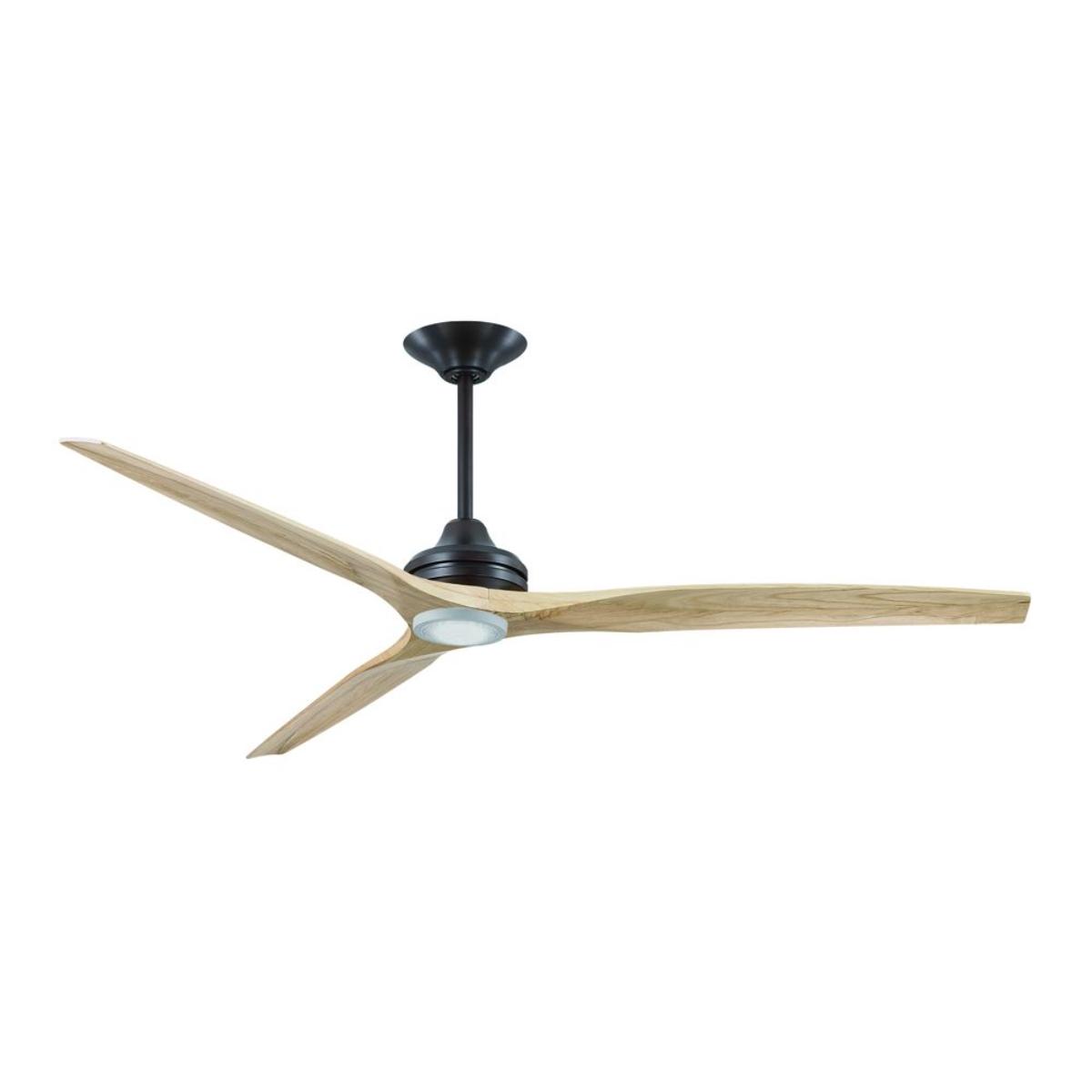 Spitfire DC Dark Bronze 96 in. Ceiling Fan Motor, Blades Sold Separately - Bees Lighting