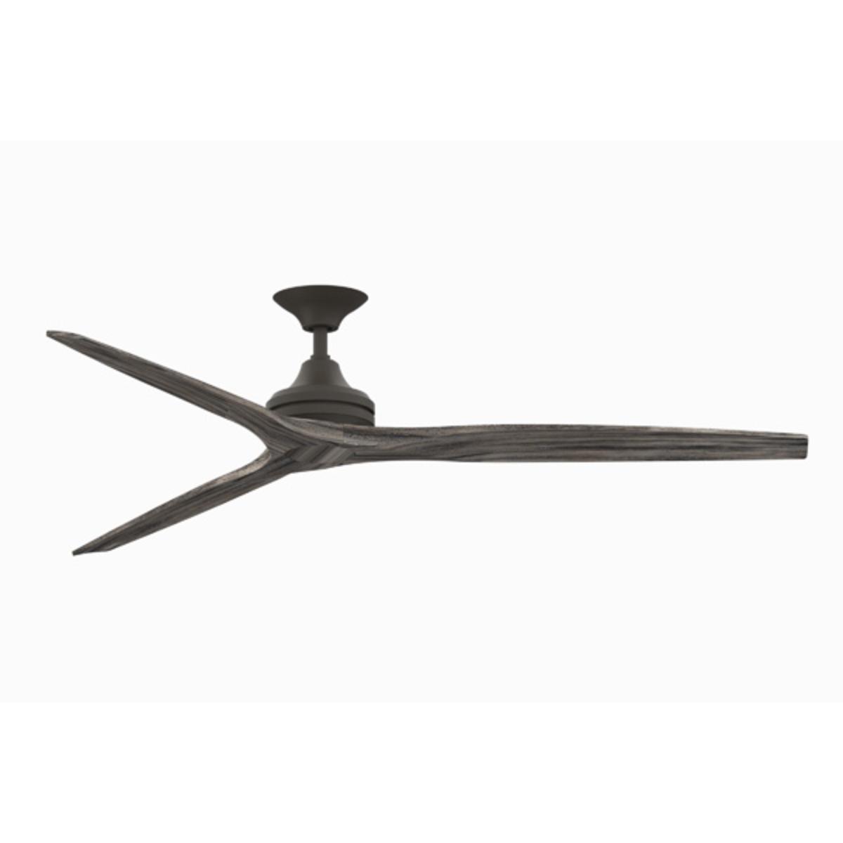 Spitfire DC Matte Greige 72 in. Ceiling Fan Motor, Blades Sold Separately - Bees Lighting