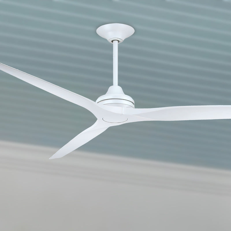 Spitfire DC Matte White 64 in. Ceiling Fan Motor, Blades Sold Separately - Bees Lighting