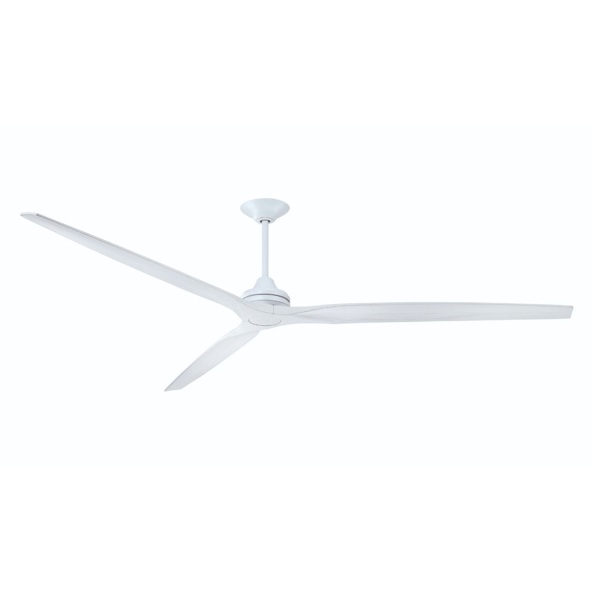 Spitfire DC Matte White 64 in. Ceiling Fan Motor, Blades Sold Separately - Bees Lighting