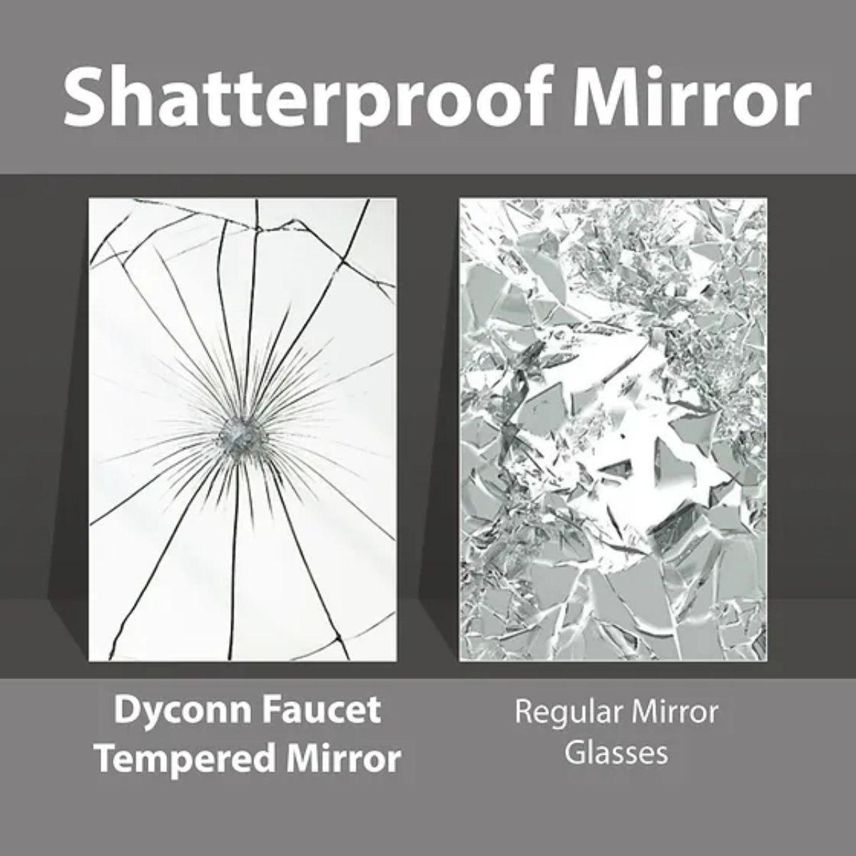 Raven 24 In. X 24 In. Black Aluminum Frame Mirror - Bees Lighting