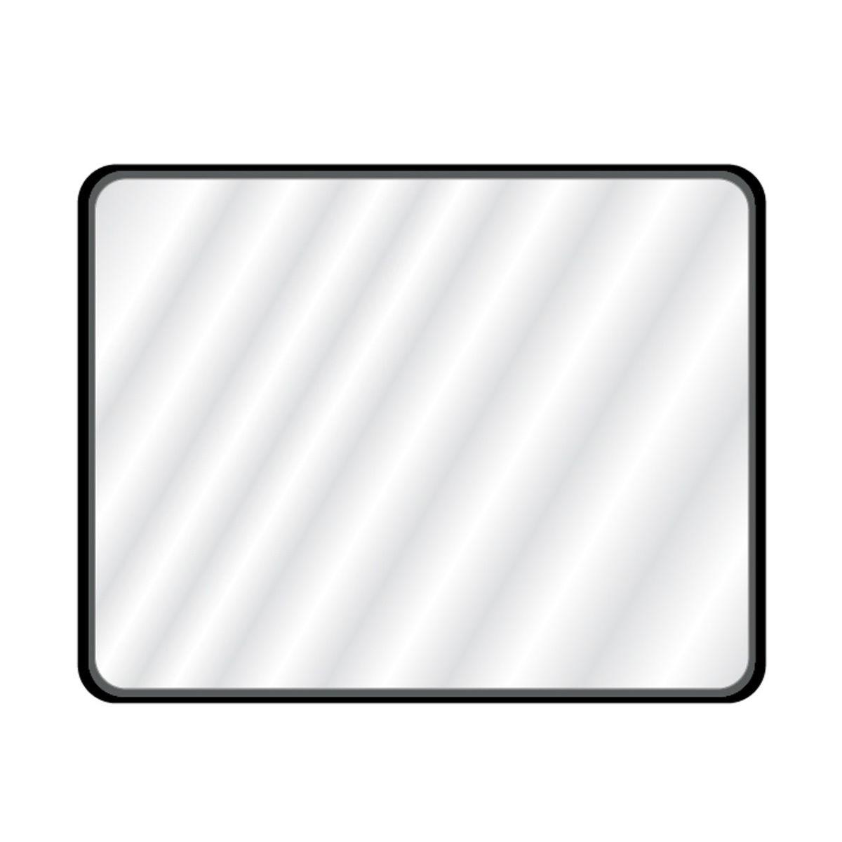 Raven 36 In. X 28 In. Black Aluminum Frame Mirror - Bees Lighting