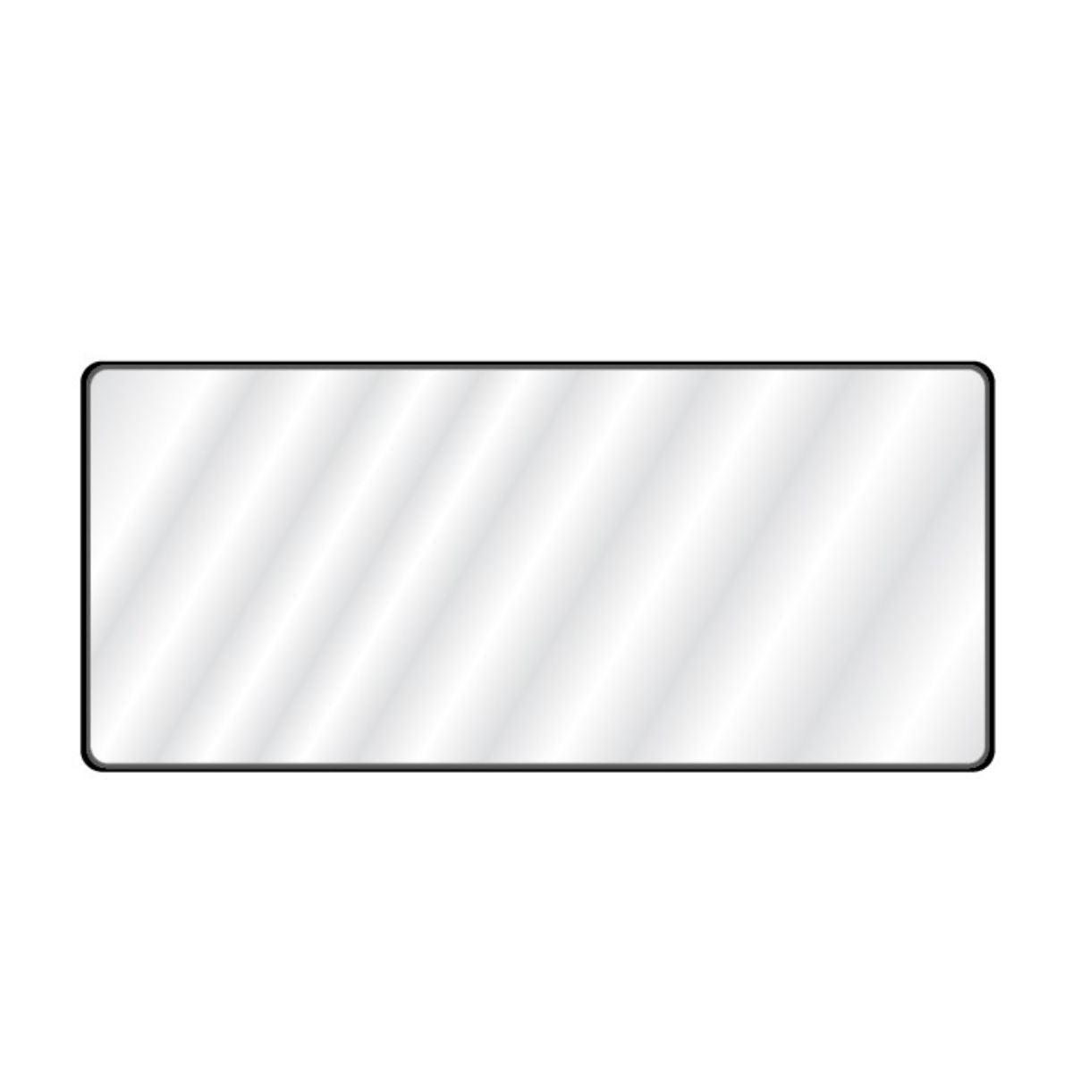 Raven 32 In. X 72 In. Black Aluminum Frame Mirror - Bees Lighting