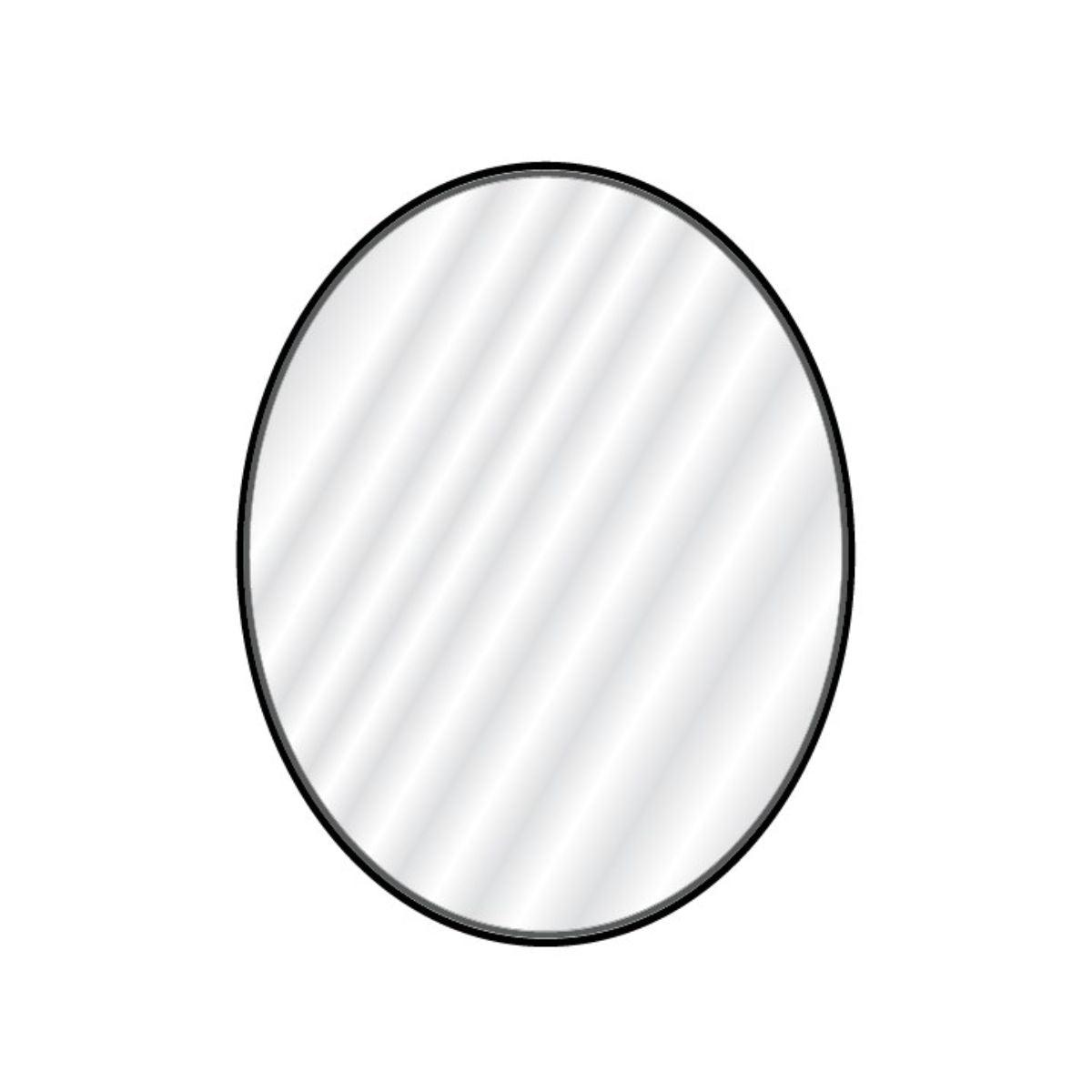 Raven 22 In. X 28 In. Black Aluminum Frame Mirror - Bees Lighting