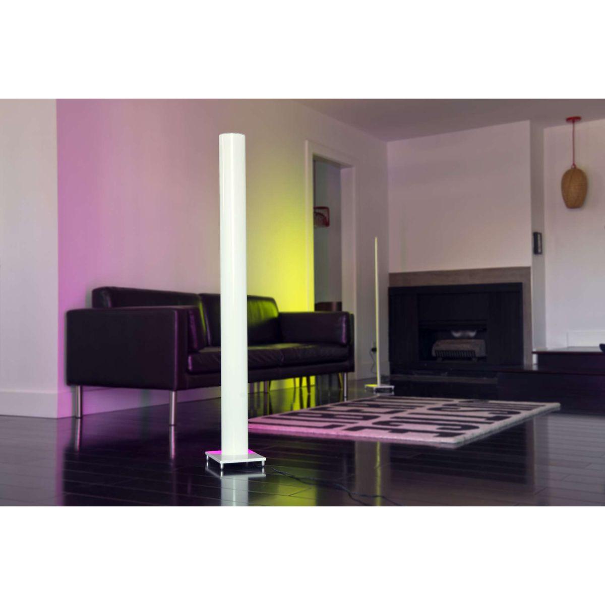 Tono White Modern LED Floor Lamp