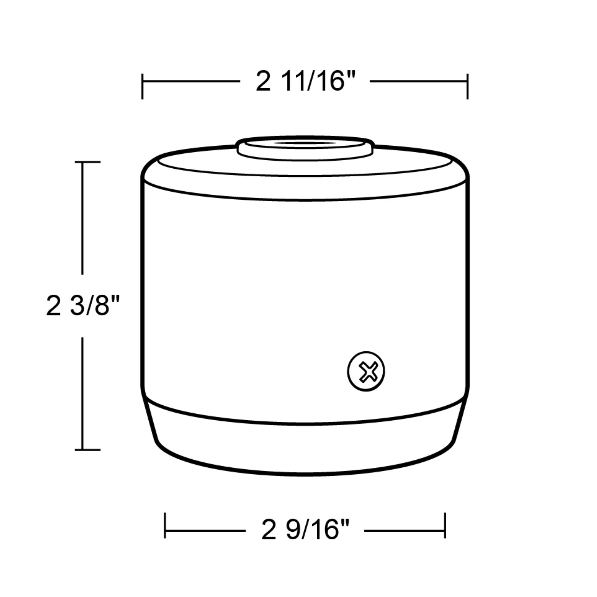 2" PVC Mighty Post Cap - Black