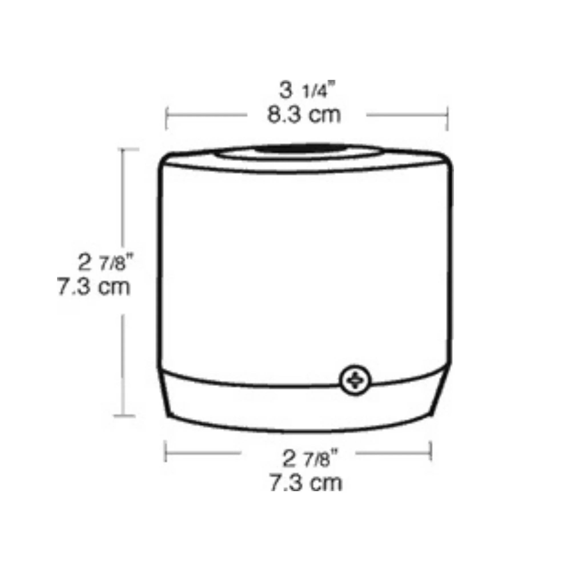 Mighty Post Cap for 2.5" Pipe Posts - Bronze