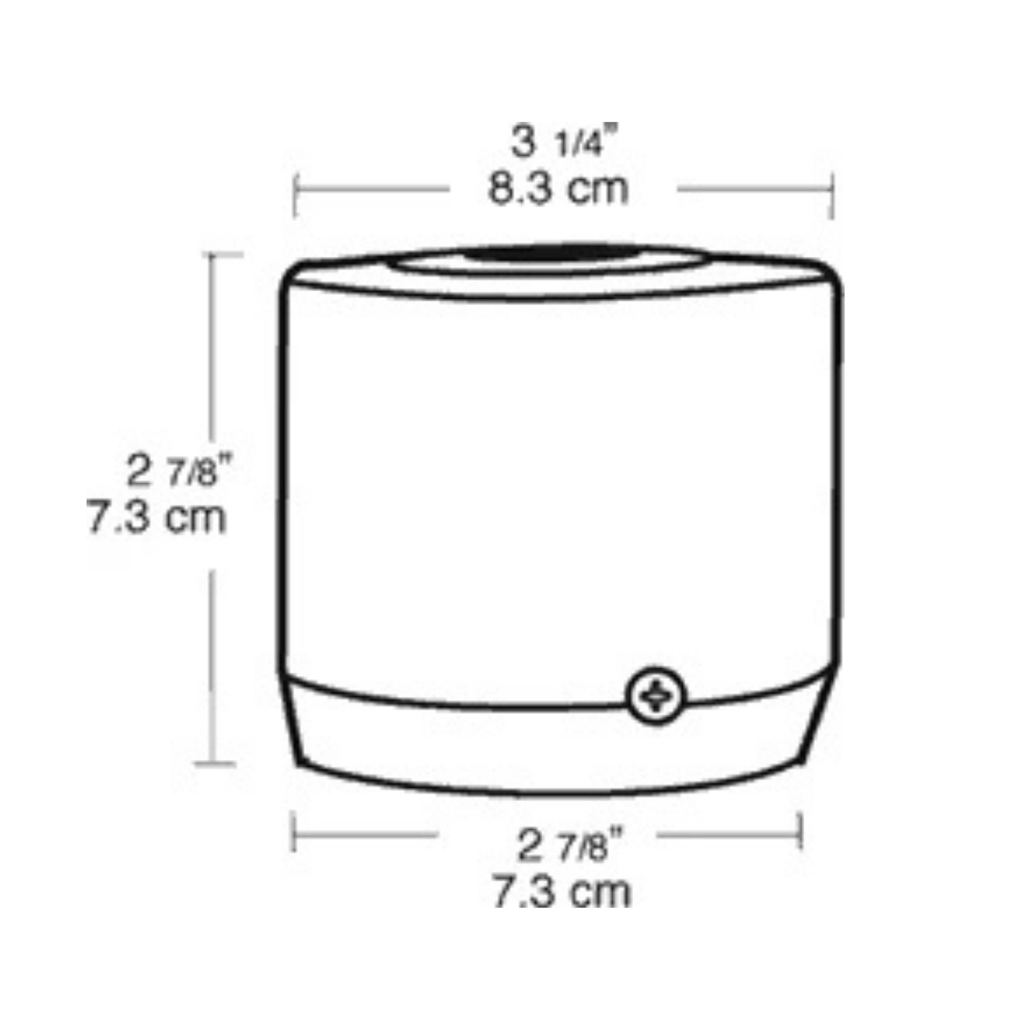 2.5" PVC Mighty Post Cap - Black