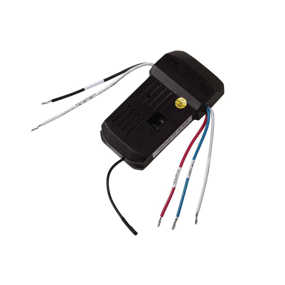 Canopy mounted 4-speed universal receiver Black