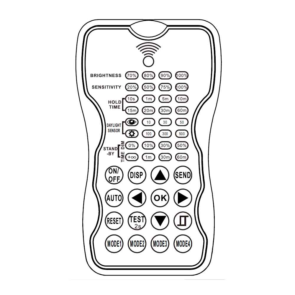 Remote Control For Microwave Motion Sensor - Bees Lighting