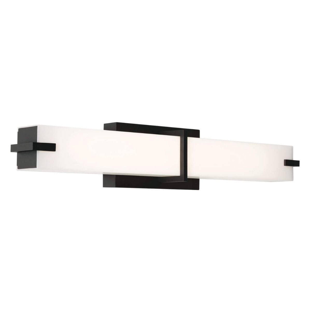 Miller 25 In. LED Bath Bar Black Finish - Bees Lighting