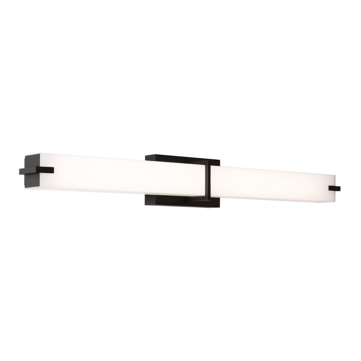 Miller 36 In. LED Bath Bar Black Finish - Bees Lighting