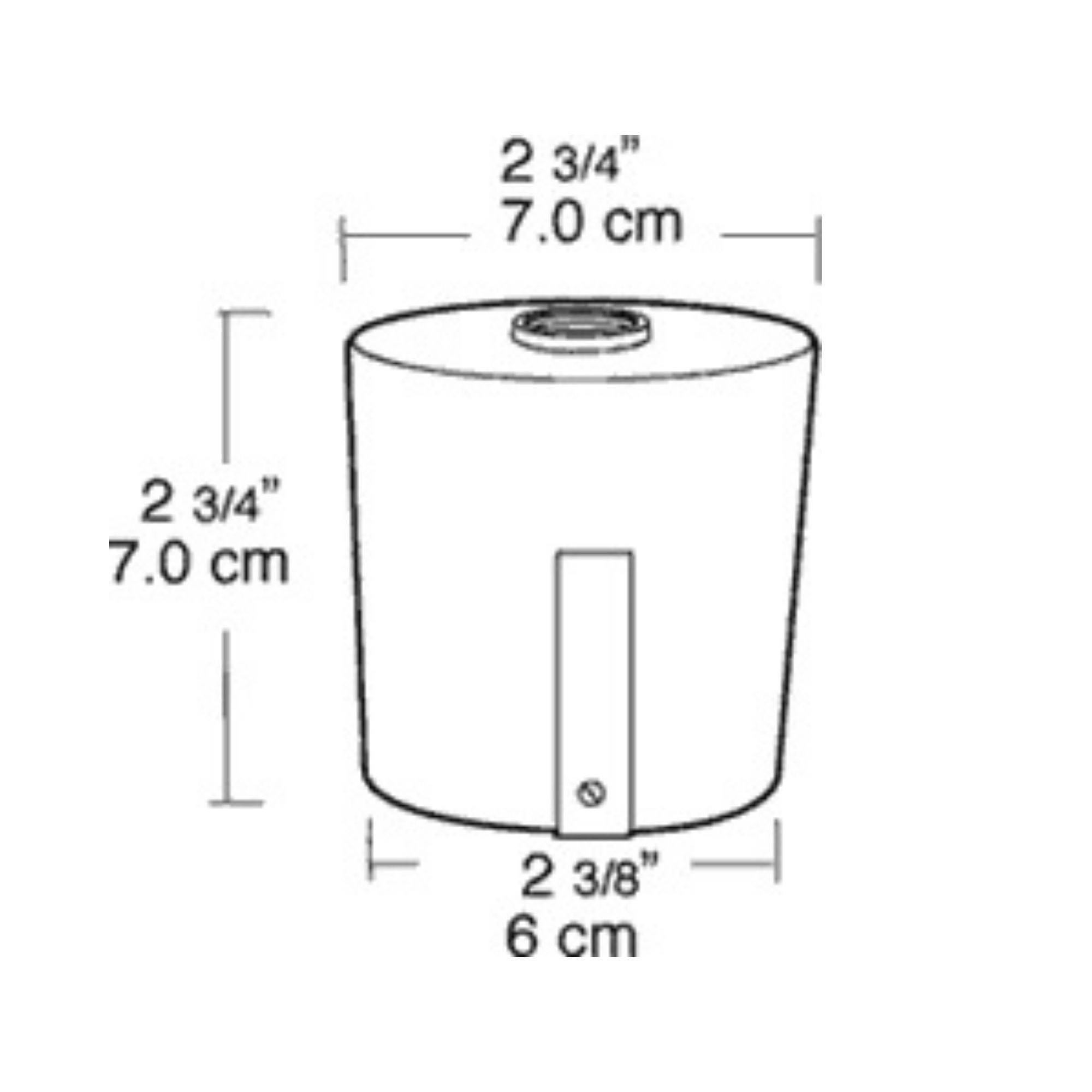Mighty Post Cap for 2" Pipe DIY Posts - Black