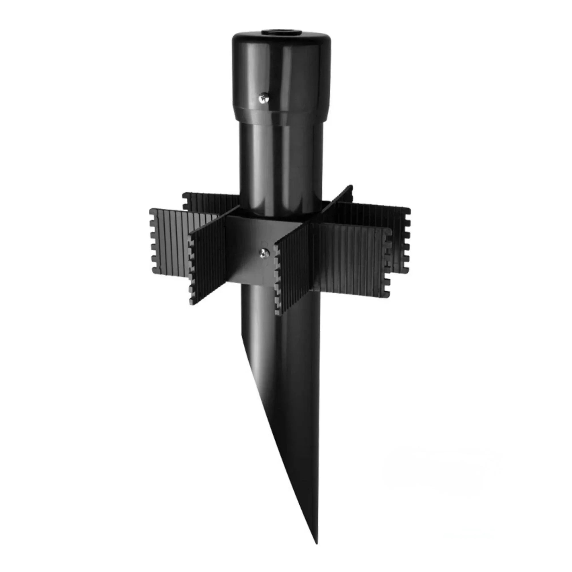 19" Landscape PVC Mounting Post - Black