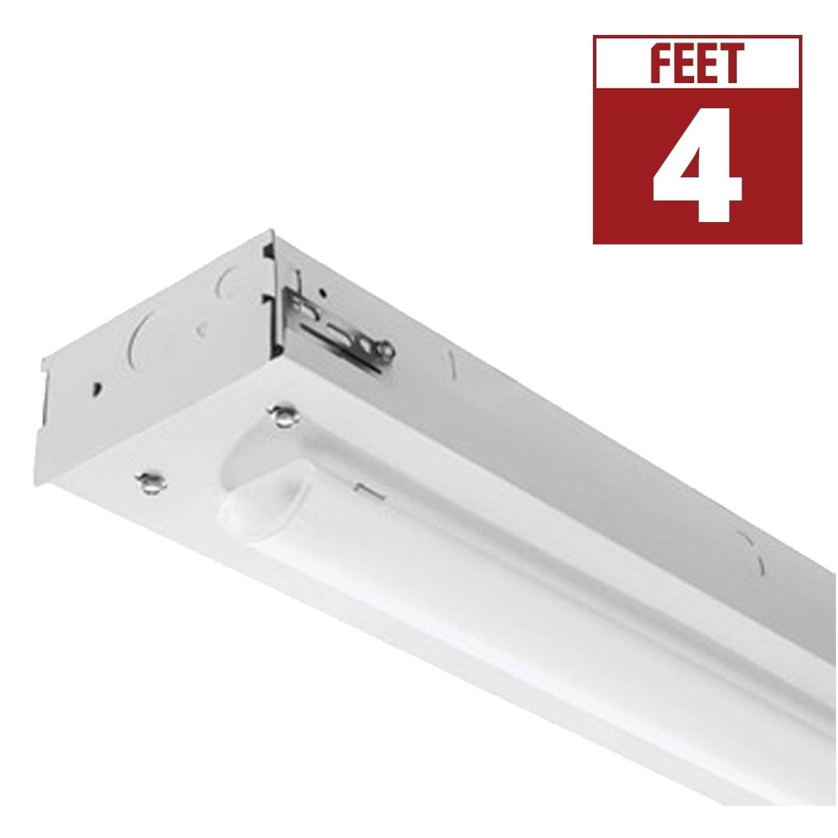 4ft LED Linear Retrofit Kit, 5600 Lumens, 44 Watts, 2-Lamp F32T8 Replacemen,t 4000K, 120-277V - Bees Lighting