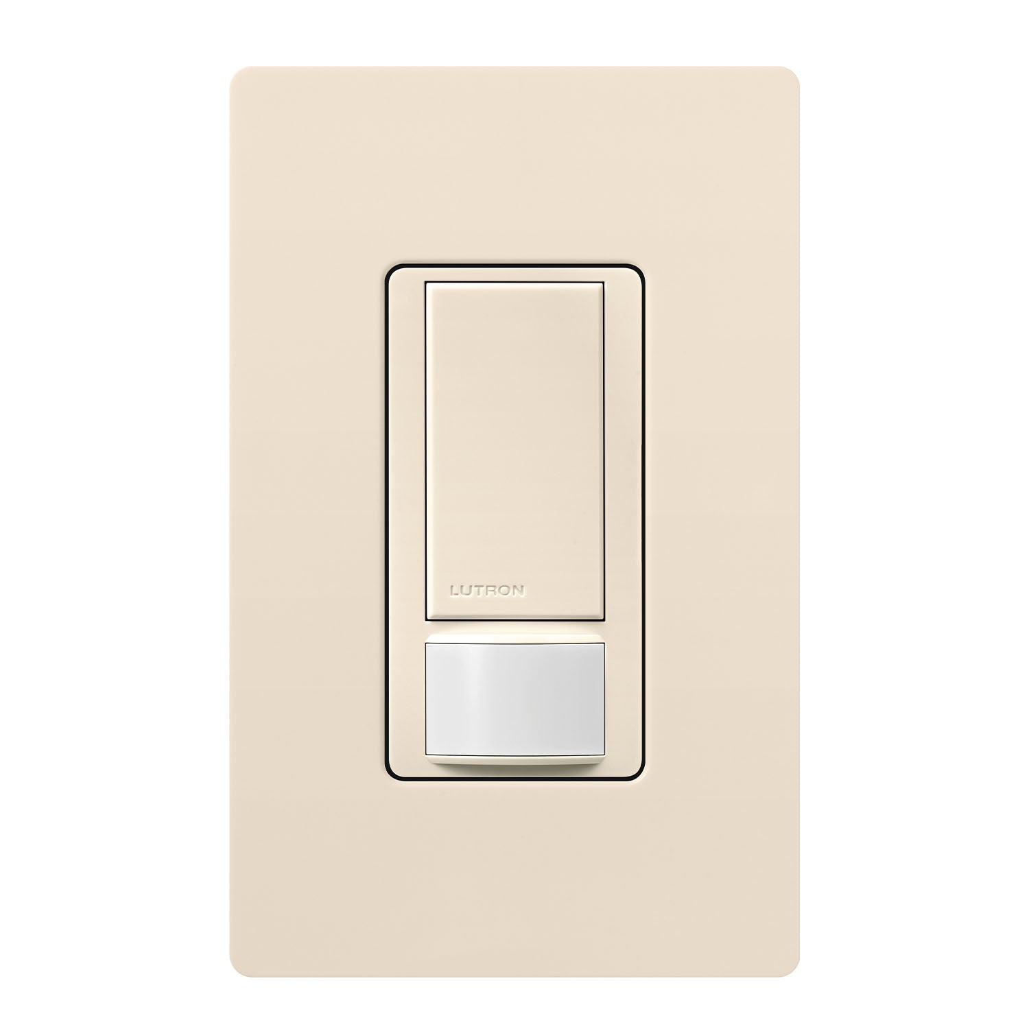 Maestro PIR 180° Occupancy|Vacancy Motion Sensor Switch, 2A, 120V, Light Almond - Bees Lighting