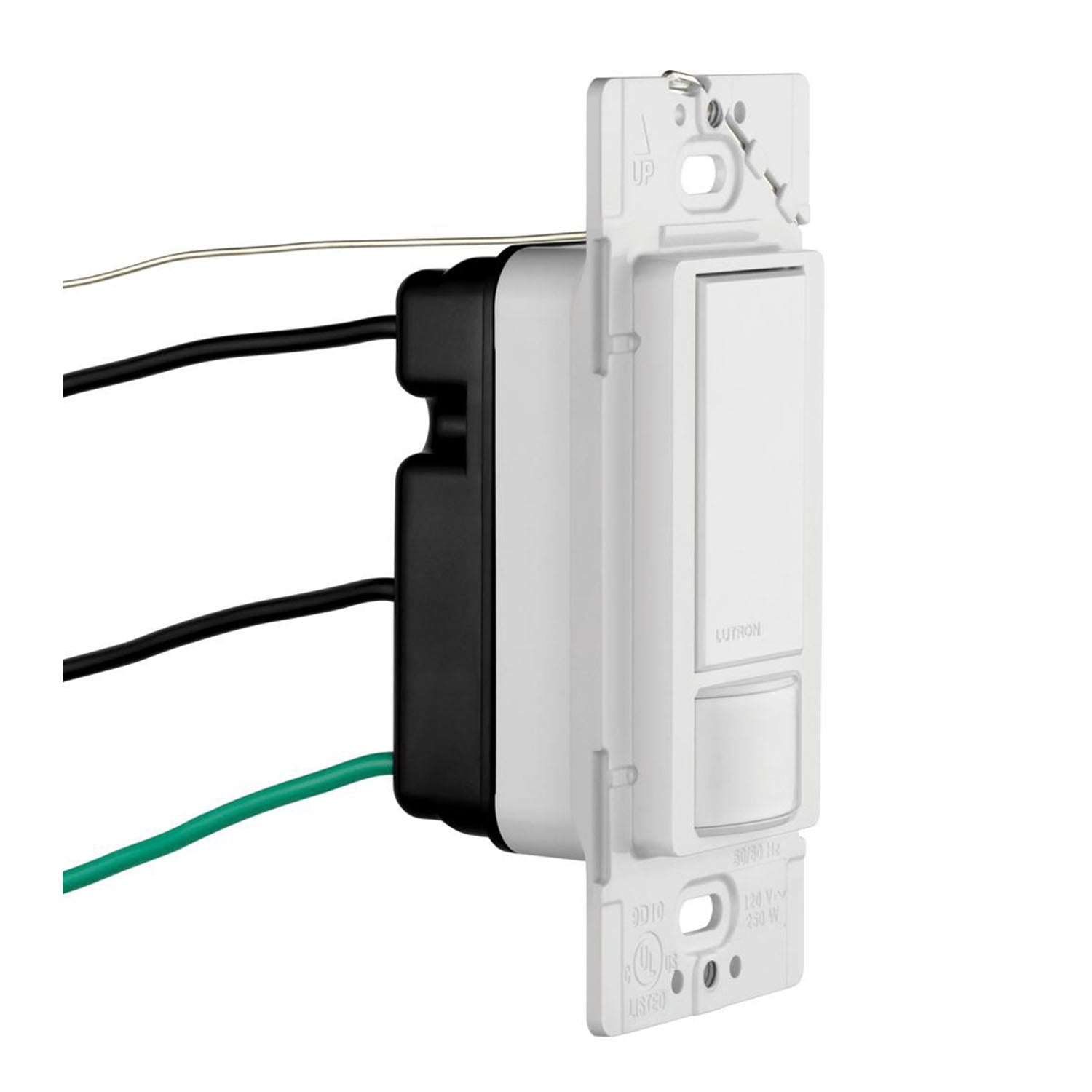 Maestro PIR 180° Occupancy|Vacancy Motion Sensor Switch, 2A, 120V, White - Bees Lighting