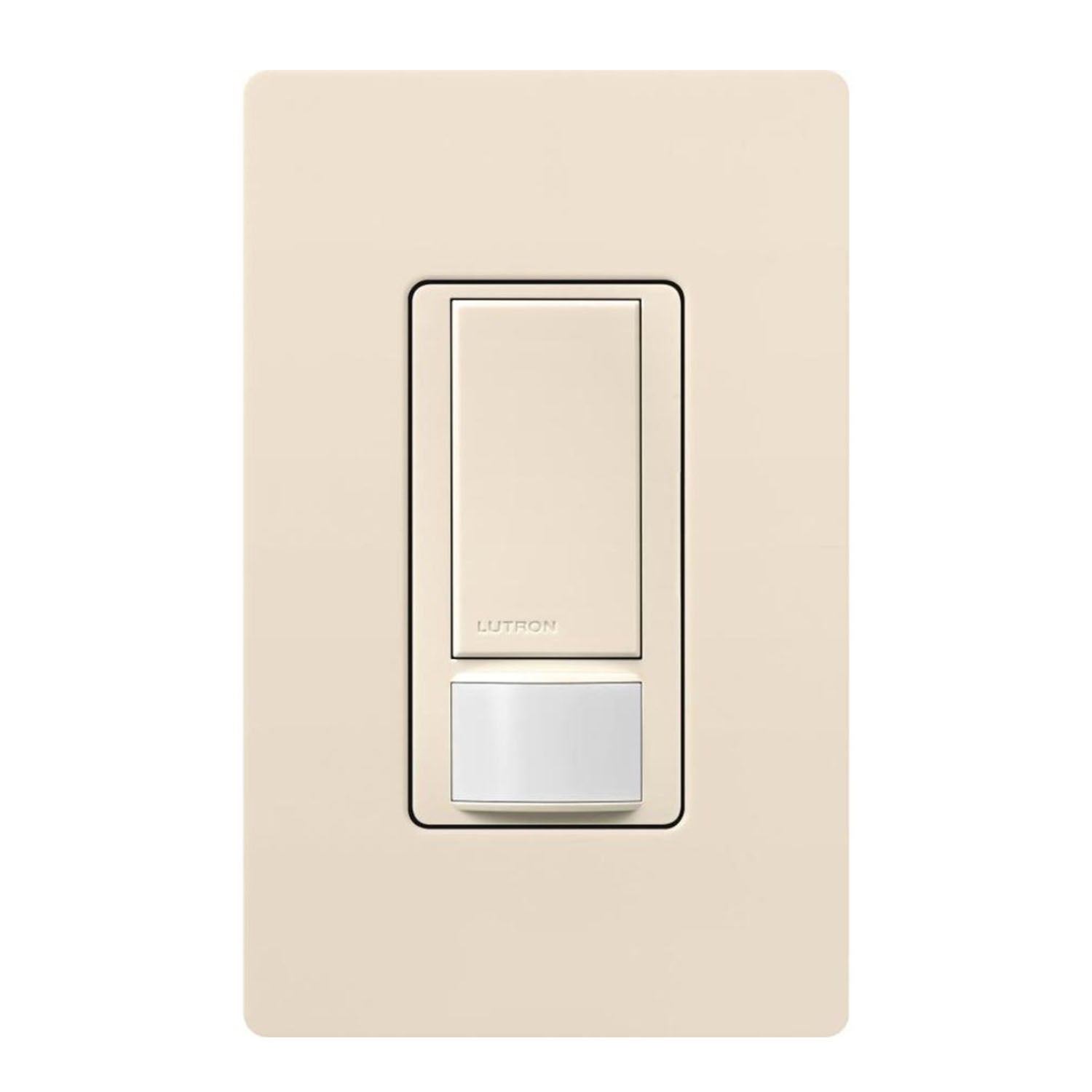 Maestro PIR 180° Occupancy|Vacancy Motion Sensor Switch, 5A, 120V, Light Almond - Bees Lighting