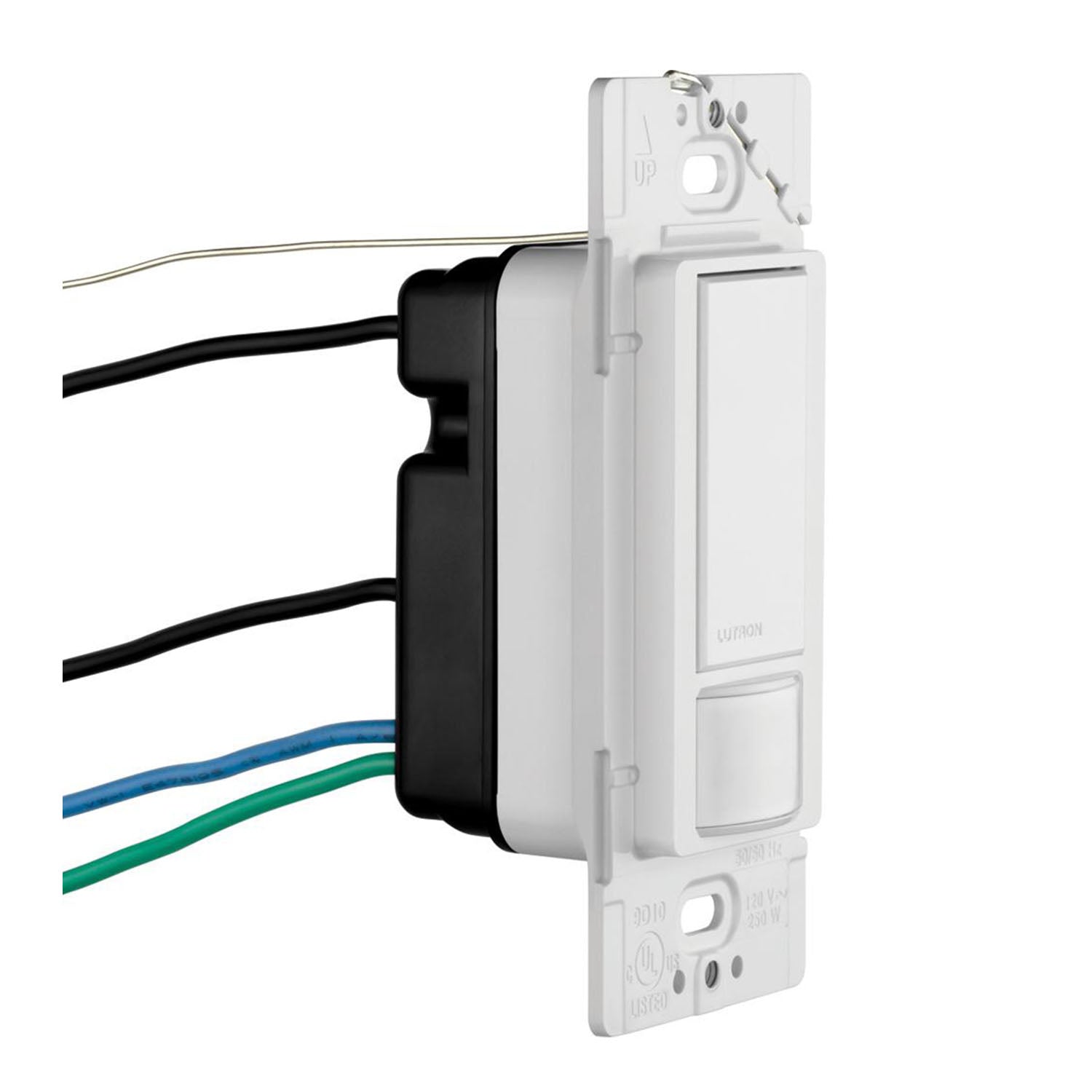 Maestro PIR 180° Occupancy|Vacancy Motion Sensor Switch, 5A, 120V, Light Almond - Bees Lighting