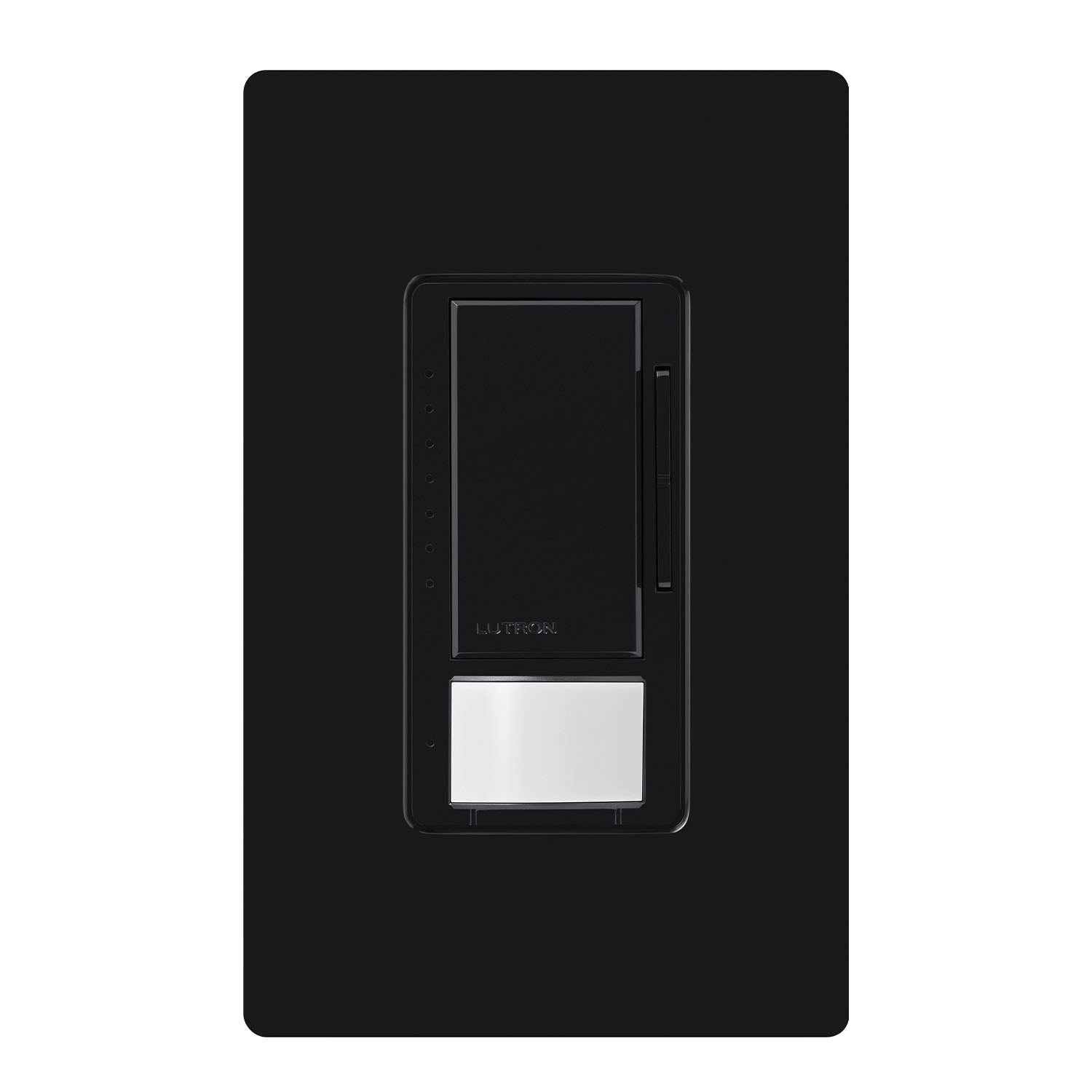 Maestro PIR 180° Occupany|Vanancy Motion Sensor LED+ Dimmer Switch, 150W, 120V, Black - Bees Lighting