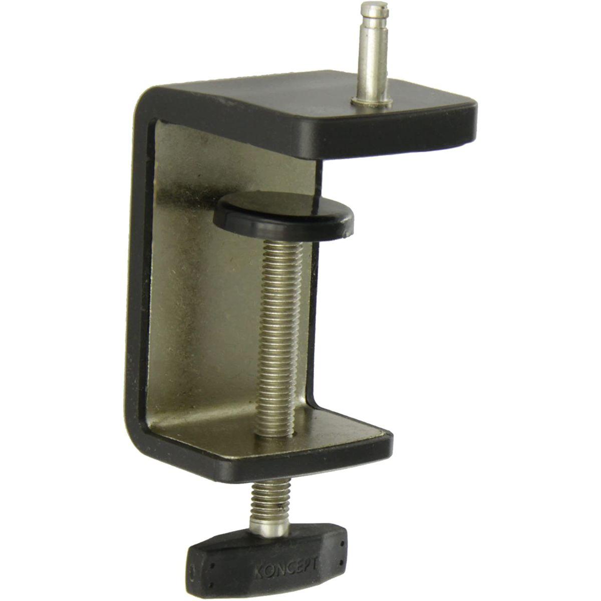 One-piece Desk Clamp Accesssories Black Finish - Bees Lighting