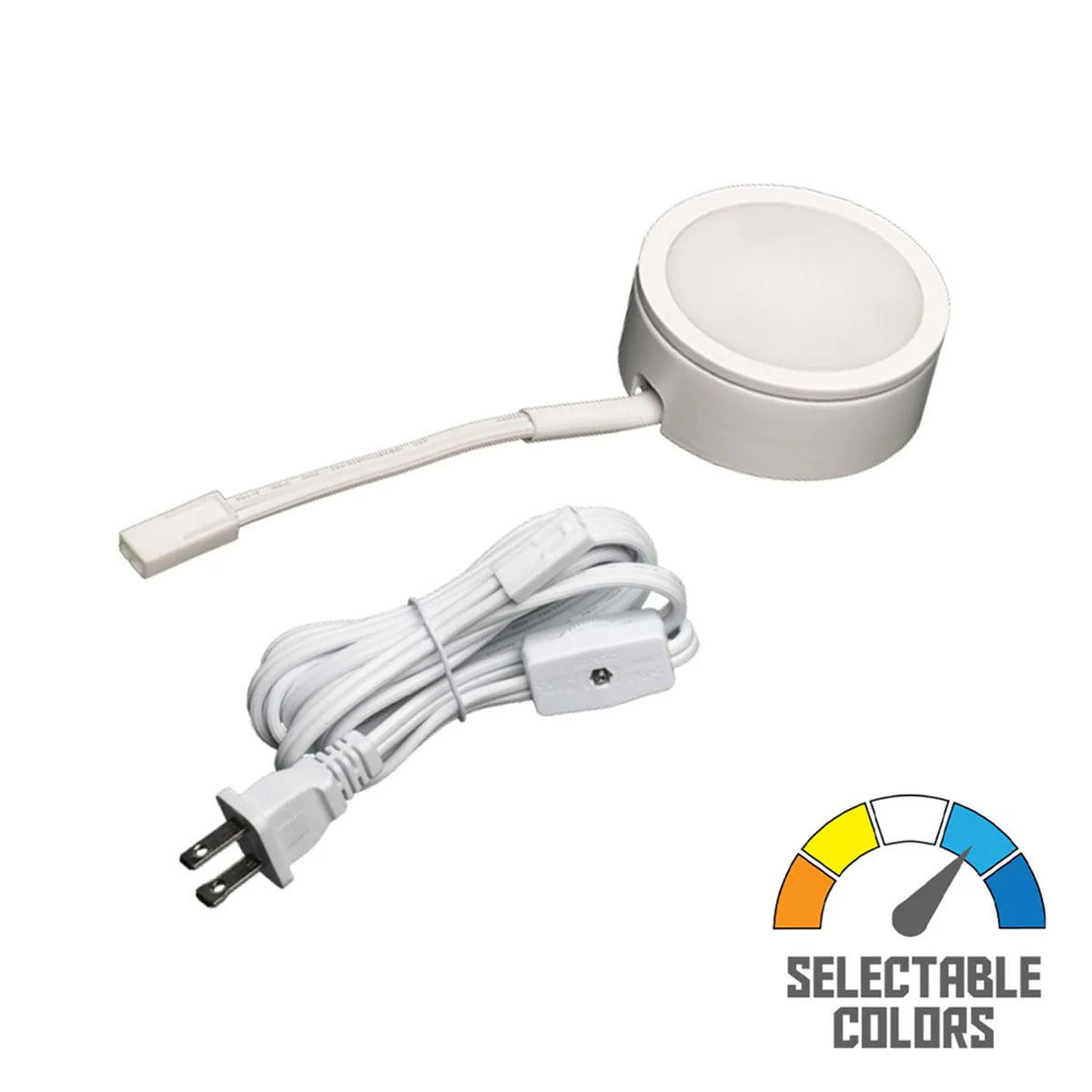 MVP 5CCT Puck Light, 230Lm, Surface/Recess, 120V AC - Bees Lighting