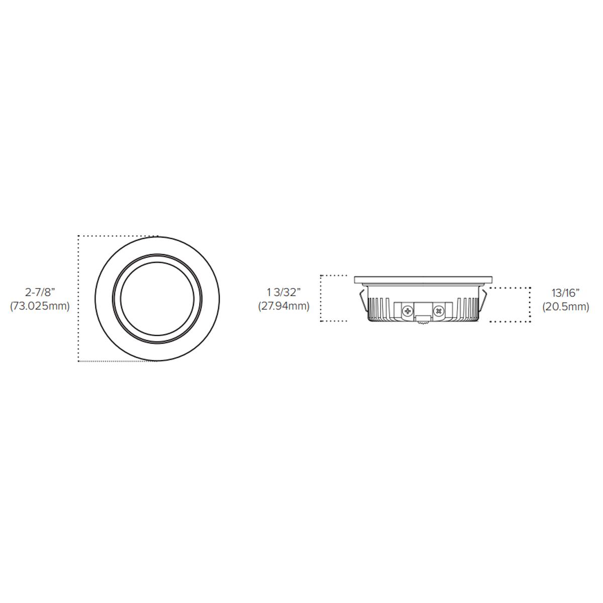 MVP 5CCT Puck Light, 230 Lumens, Plug-in Cord, 27K|30K|35K|40K|50K, 120V, White - Bees Lighting