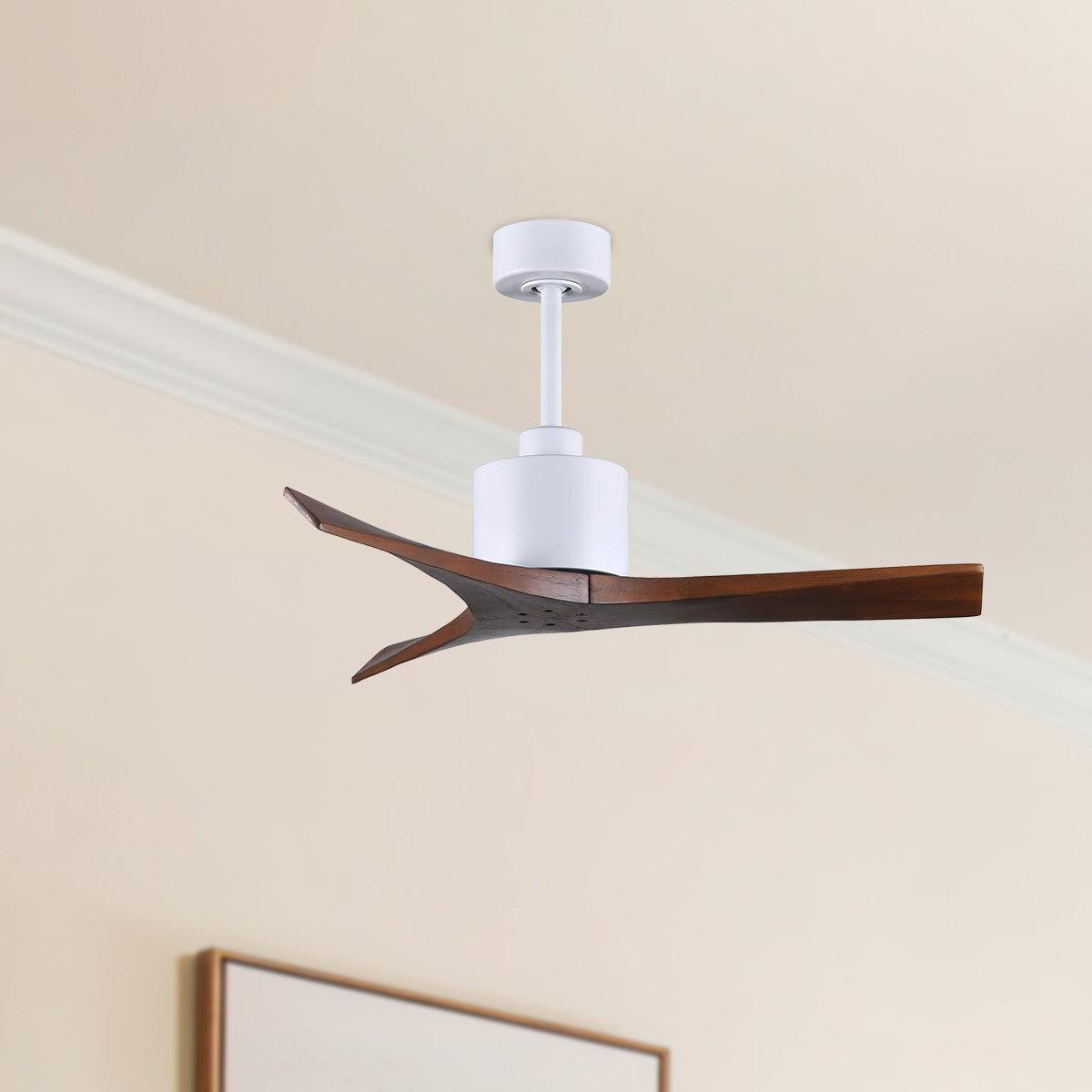 Mollywood 42 Inch Propeller Outdoor Ceiling Fan With Remote And Wall Control - Bees Lighting