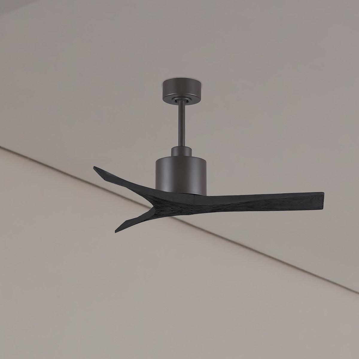 Mollywood 42 Inch Propeller Outdoor Ceiling Fan With Remote And Wall Control